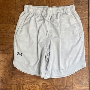 Under Armour shorts.